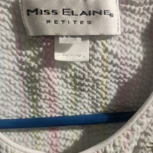 Miss Elaine Pastel Striped Top